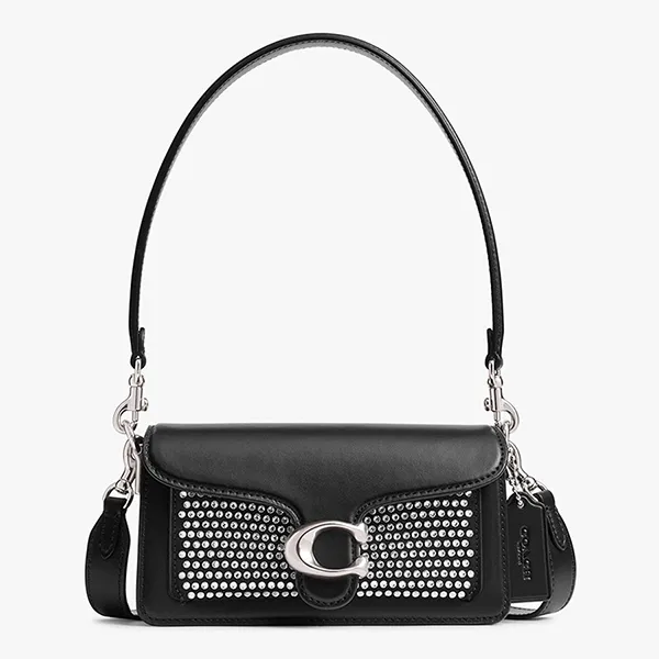 Túi Đeo Vai Nữ Coach Tabby Shoulder Bag 20 With Crystal CX216 Màu Đen