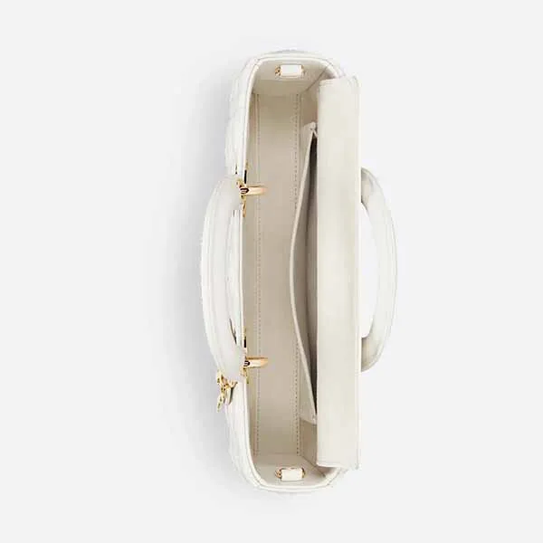 Túi Đeo Vai Nữ Dior Medium Lady D-joy Bag White M0540ONGE-M030 Màu Trắng
