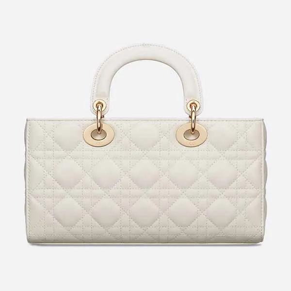 Túi Đeo Vai Nữ Dior Medium Lady D-joy Bag White M0540ONGE-M030 Màu Trắng