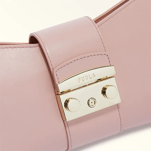 Túi Đeo Vai Nữ Furla Metropolis Remix Shoulder Bag Màu Hồng