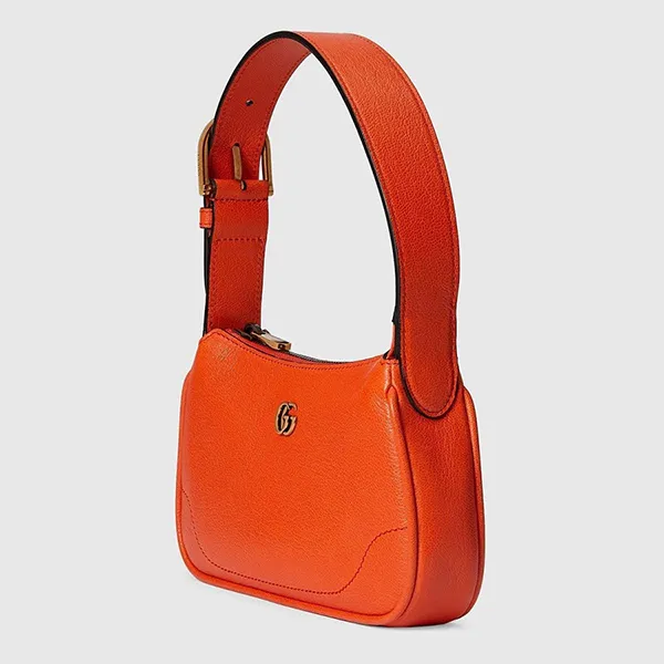 Túi Đeo Vai Nữ Gucci Aphrodite Mini Shoulder Bag Orange 739076-AAA9F-7519 Màu Cam