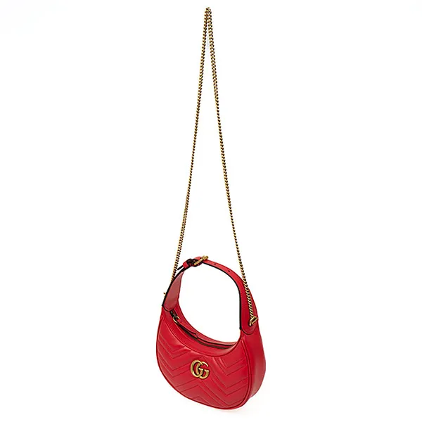 Túi Đeo Vai Nữ Gucci GG Marmont Mini Shoulder Bag 699514-DTDHT-6832 Màu Đỏ - Túi xách - Vua Hàng Hiệu
