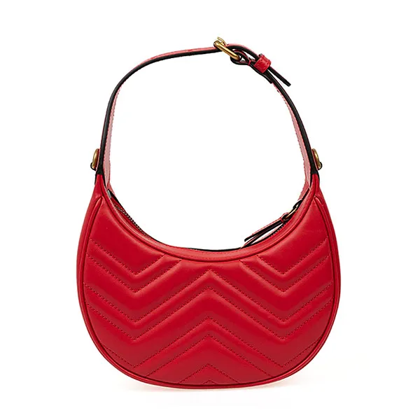 Túi Đeo Vai Nữ Gucci GG Marmont Mini Shoulder Bag 699514-DTDHT-6832 Màu Đỏ - Túi xách - Vua Hàng Hiệu