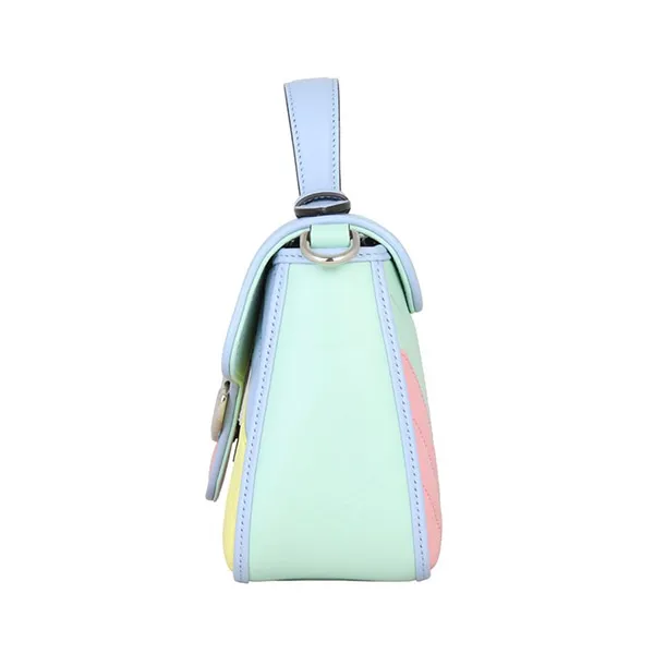 Túi Đeo Vai Nữ Gucci GG Marmont Top Handle Bag Mini Phối Màu