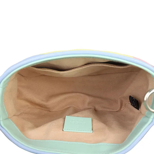 Túi Đeo Vai Nữ Gucci GG Marmont Top Handle Bag Mini Phối Màu