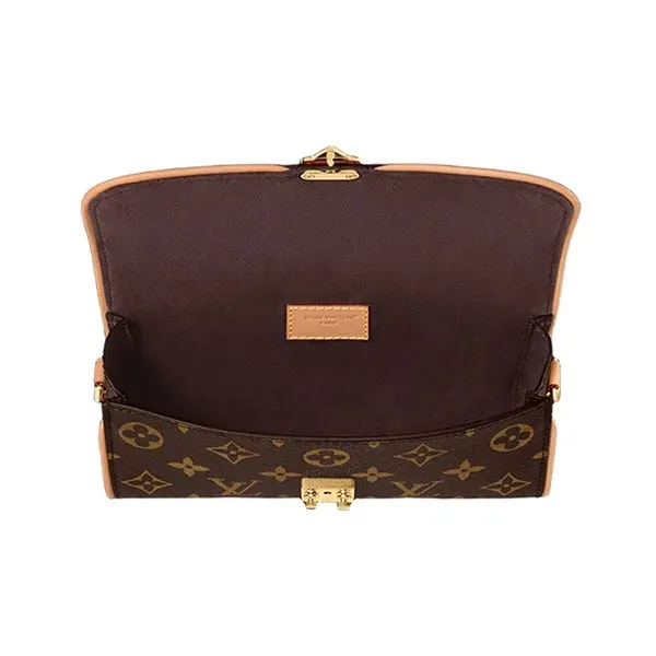 Túi Đeo Vai Nữ Louis Vuitton LV Camille Pochette Shoulder Bag M13566 Màu Nâu