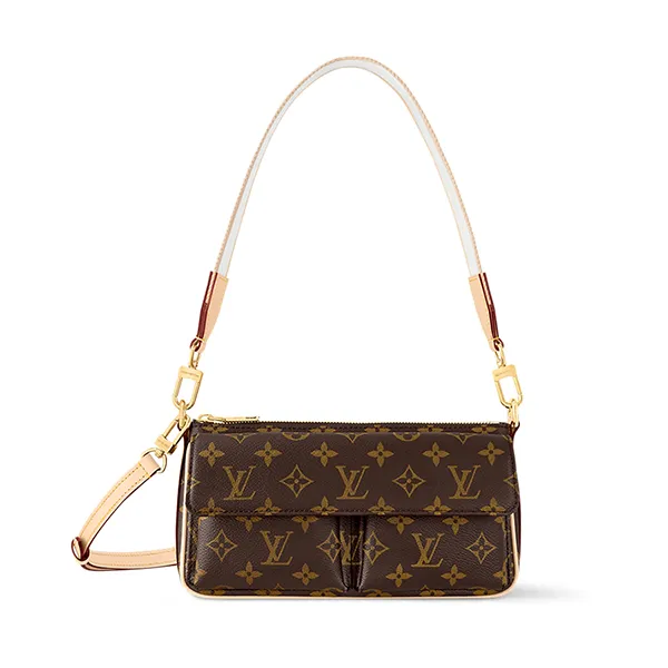 Túi Đeo Vai Nữ Louis Vuitton LV Vivacité M46999 Màu Nâu