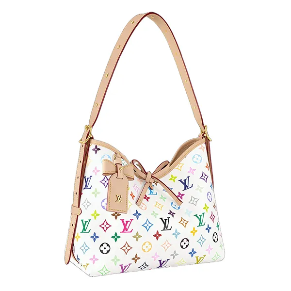 Túi Đeo Vai Nữ Louis Vuitton LV x TM Carry All PM M13661 Màu Trắng - Túi xách - Vua Hàng Hiệu