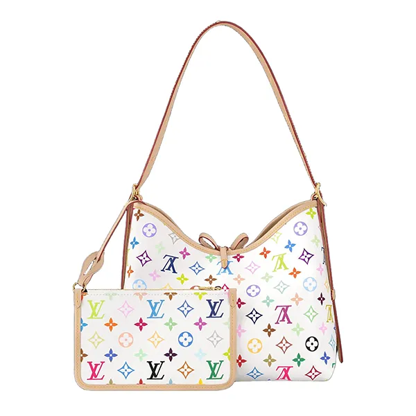 Túi Đeo Vai Nữ Louis Vuitton LV x TM Carry All PM M13661 Màu Trắng - Túi xách - Vua Hàng Hiệu