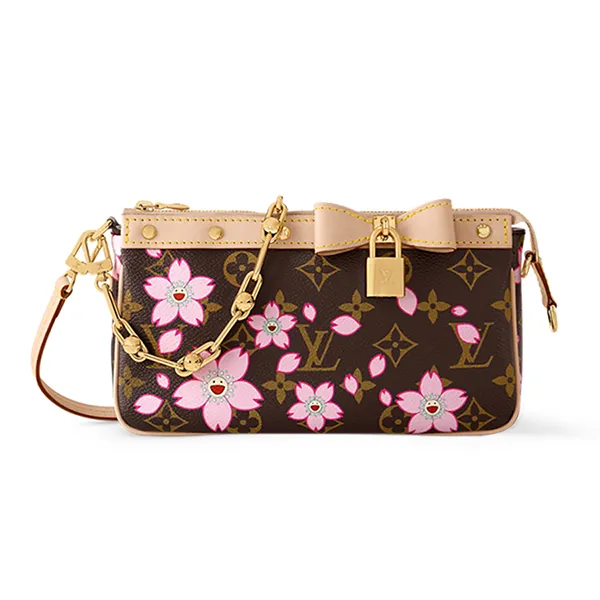 Túi Đeo Vai Nữ Louis Vuitton LV x TM Pochette Accessoires M13666 Màu Nâu - Túi xách - Vua Hàng Hiệu