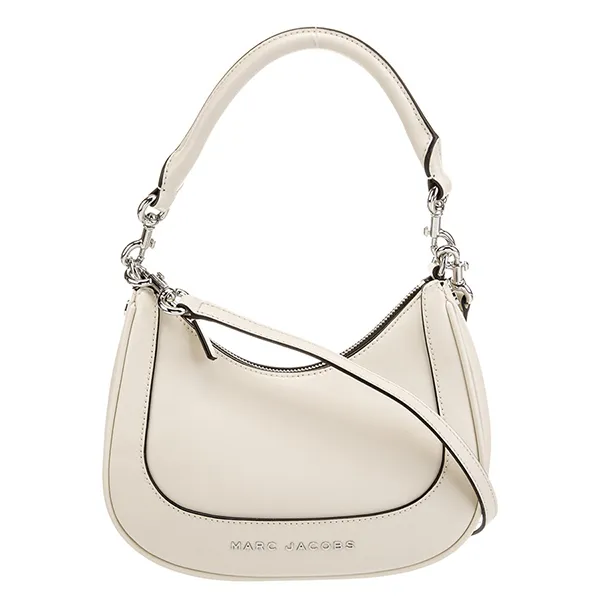 Túi Đeo Vai Nữ Marc Jacobs Leather Shoulder Bag Màu Trắng