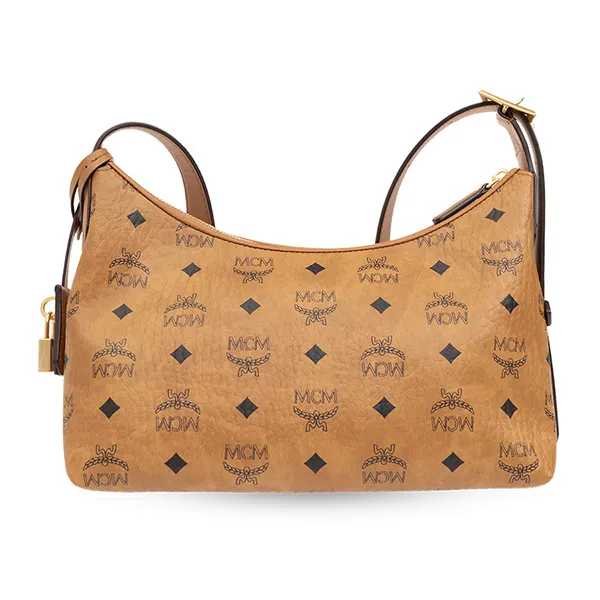Túi Đeo Vai Nữ MCM Aren Hobo Shoulder Bag Màu Cognac - Túi xách - Vua Hàng Hiệu