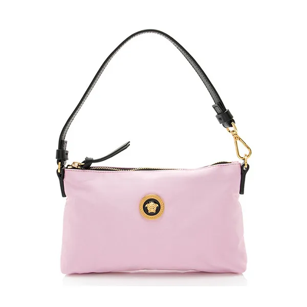 Túi Đeo Vai Nữ Versace Nylon Medusa Tribute Flat Pouch (SHF-J5RLFU) Màu Hồng