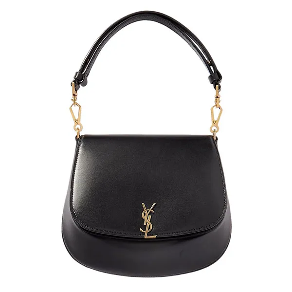 Túi Đeo Vai Nữ Yves Saint Laurent YSL Voltaire Top Handle Mini Leather Shoulder Bag Màu Đen - Túi xách - Vua Hàng Hiệu
