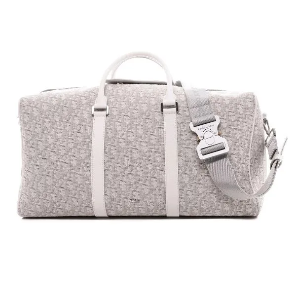 Túi Đựng Đồ Dior Travel Toiletry Bag Oblique Màu Trắng - Xám - Túi xách - Vua Hàng Hiệu
