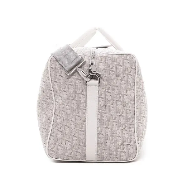 Túi Đựng Đồ Dior Travel Toiletry Bag Oblique Màu Trắng - Xám - Túi xách - Vua Hàng Hiệu