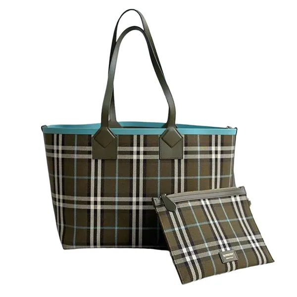 Túi Tote Nữ Burberry Small London Olive Green Màu Xanh Olive - Túi xách - Vua Hàng Hiệu
