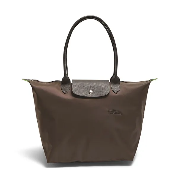 Túi Xách Nữ Longchamp Le Pliage Terra L Bag Màu Nâu Xám - Túi xách - Vua Hàng Hiệu