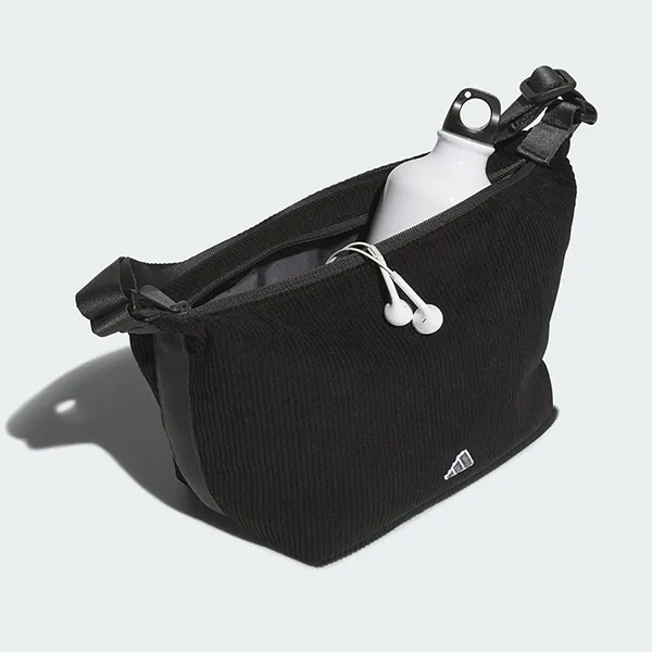 Túi Xách Tay Nữ Adidas Golf Pouch Corduroy Look IS4864 Màu Đen
