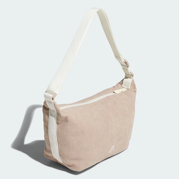 Túi Xách Tay Nữ Adidas Golf Pouch Corduroy Look IS6273 Màu Be