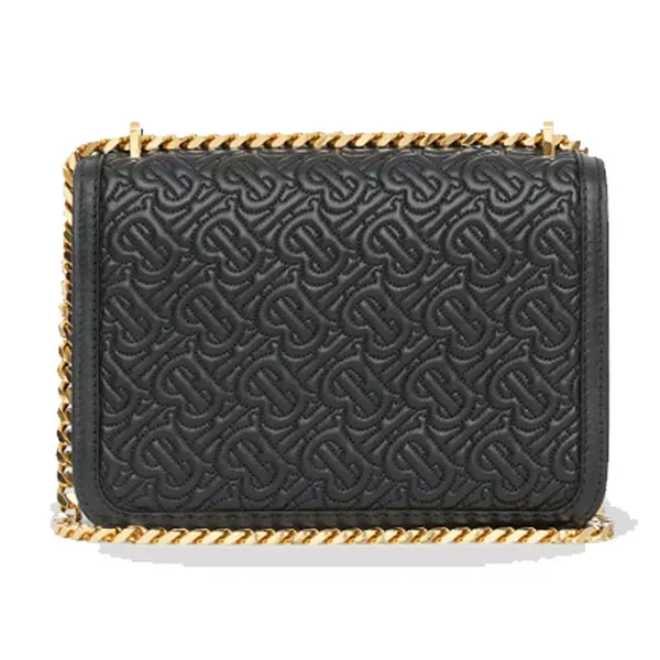 Túi Xách Tay Nữ Burberry Small Quilted Monogram Lambskin Crossbody Bag Màu Đen