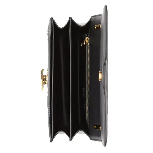 Túi Xách Tay Nữ Burberry Small Quilted Monogram Lambskin Crossbody Bag Màu Đen