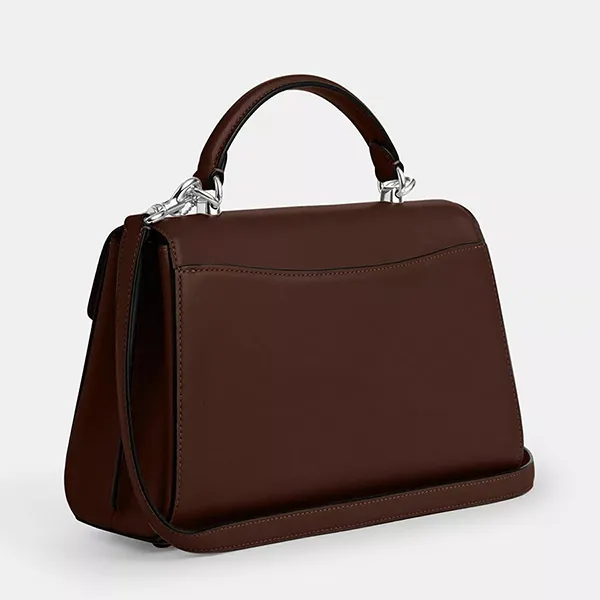Túi Xách Tay Nữ Coach Eliza Top Handle Bag CT852 Màu Nâu - Túi xách - Vua Hàng Hiệu