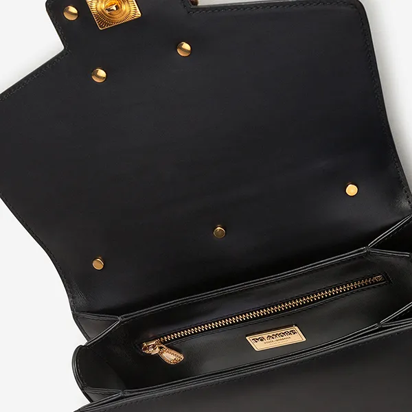 Túi Xách \Tay Nữ Dolce & Gabbana DG Amore Bag In Calfskin Màu Đen - Túi xách - Vua Hàng Hiệu