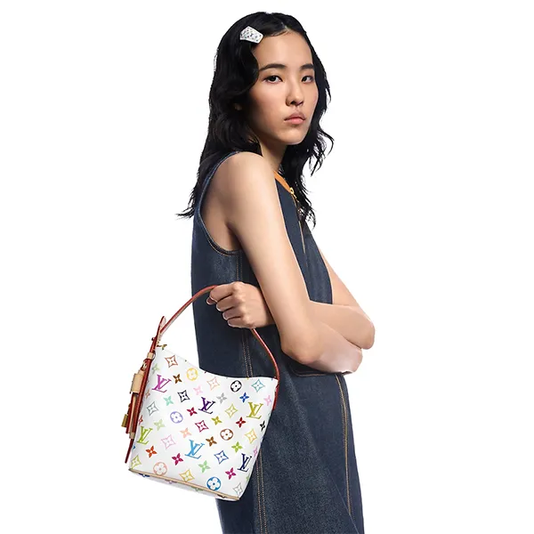 Túi Xách Tay Nữ Louis Vuitton All In BB LV X TM M13089 Màu Trắng Họa Tiết - Túi xách - Vua Hàng Hiệu