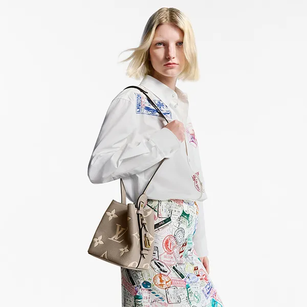 Túi Xách Tay Nữ Louis Vuitton LV All In BB Bag M13045 Màu Xám - Túi xách - Vua Hàng Hiệu