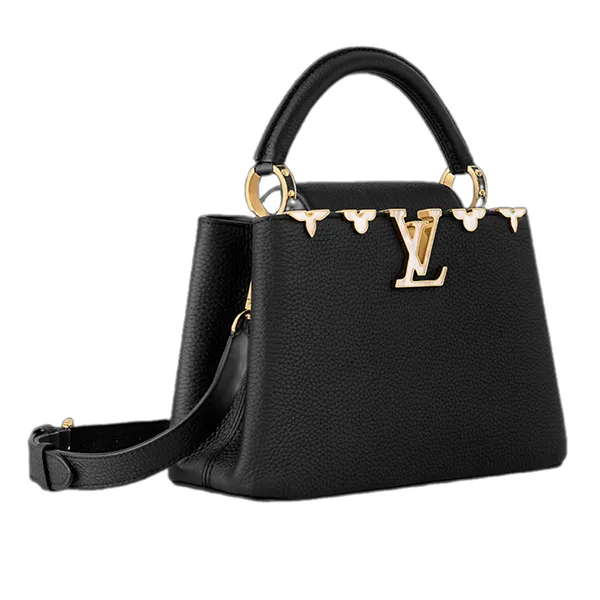 Túi Xách Tay Nữ Louis Vuitton LV Capucines BB Handle Bag M25404 Màu Đen - Túi xách - Vua Hàng Hiệu