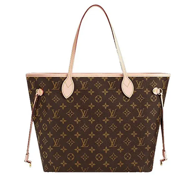 Túi Xách Tay Nữ Louis Vuitton LV Neverfull Mm Peony M41178 Handle Bag Màu Nâu - Túi xách - Vua Hàng Hiệu