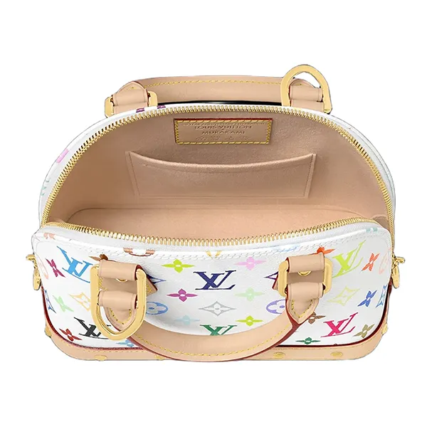 Túi Xách Tay Nữ Louis Vuitton LV x TM Alma BB Handle Bag M13078 Màu Trắng
