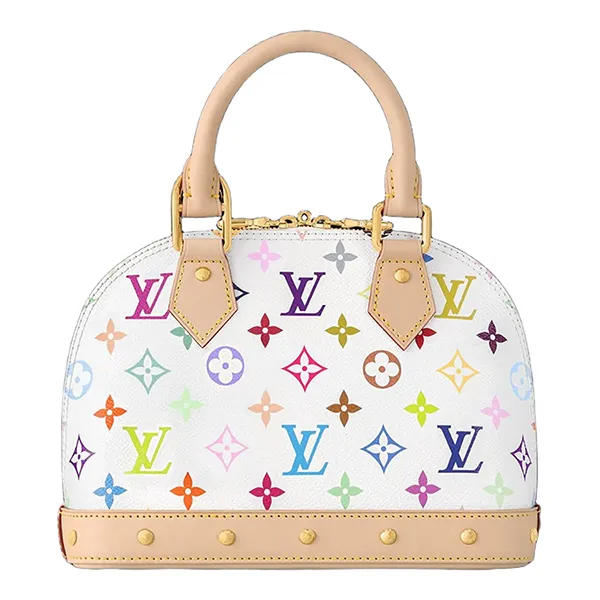 Túi Xách Tay Nữ Louis Vuitton LV x TM Alma BB Handle Bag M13078 Màu Trắng