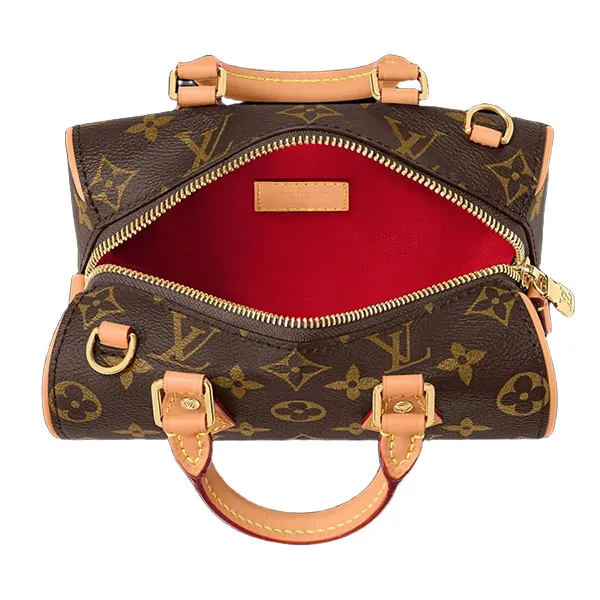 Túi Xách Tay Nữ Nano Speedy Dating M13226 Handle Bag Màu Nâu