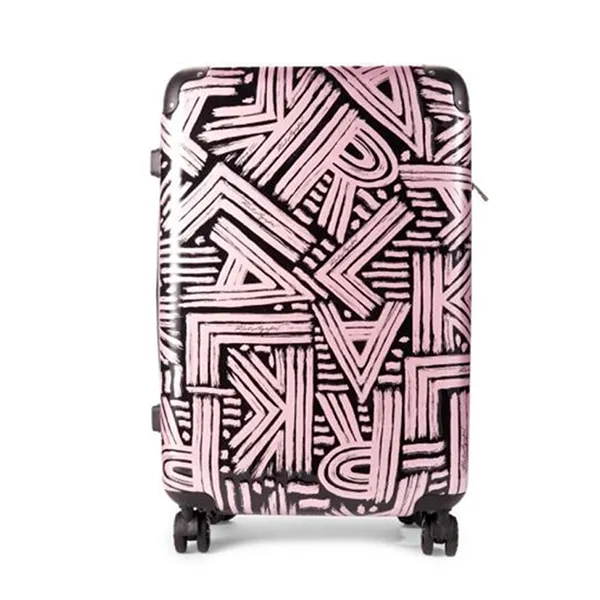 Vali Nữ Karl Lagerfeld Paris Paint Spinner Suitcase Màu Hồng Họa Tiết Size 20 Inch