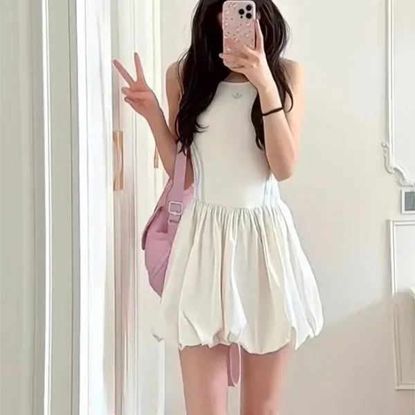 Váy Nữ Adidas Bubble Dress Sleeveless Dress One Piece KE5074 KE5075 Màu Trắng Size M - Thời trang - Vua Hàng Hiệu