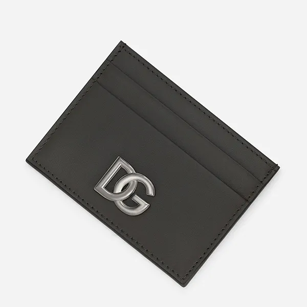 Ví Đựng Thẻ Dolce & Gabbana D&G Leather Cards Holder Màu Đen - Túi xách - Vua Hàng Hiệu