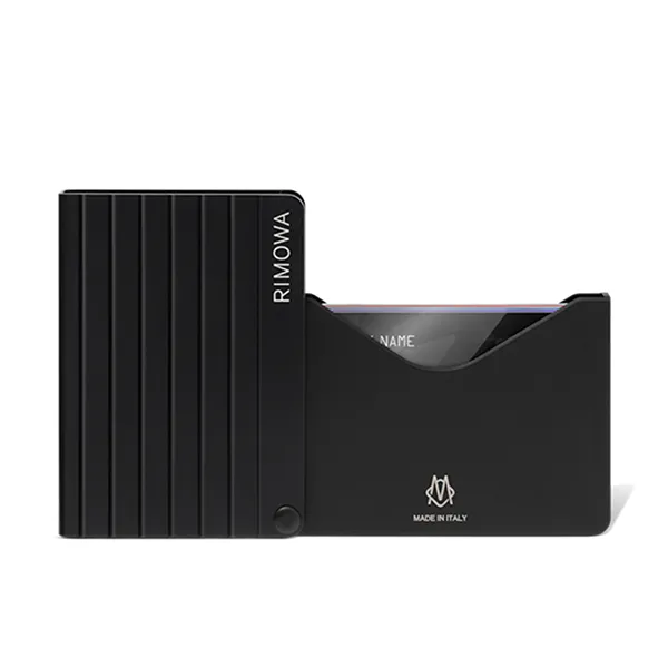 Ví Đựng Thẻ Rimowa Original Small Goods Aluminium Card Holder 52600006 Black Màu Đen - Túi xách - Vua Hàng Hiệu