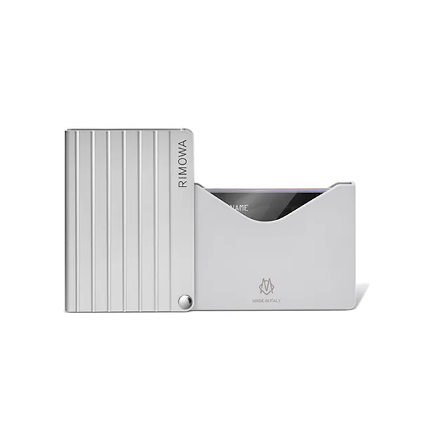 Ví Đựng Thẻ Rimowa Original Small Goods Aluminium Card Holder 52600007 Silver Màu Bạc