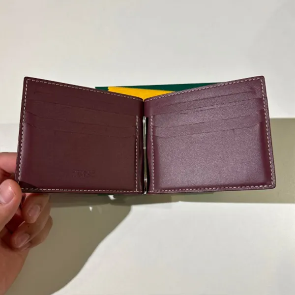 Ví Goyard Santomas Wallet Màu Đỏ Mận - Túi xách - Vua Hàng Hiệu