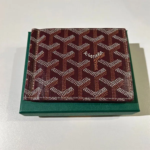 Ví Goyard Santomas Wallet Màu Đỏ Mận - Túi xách - Vua Hàng Hiệu