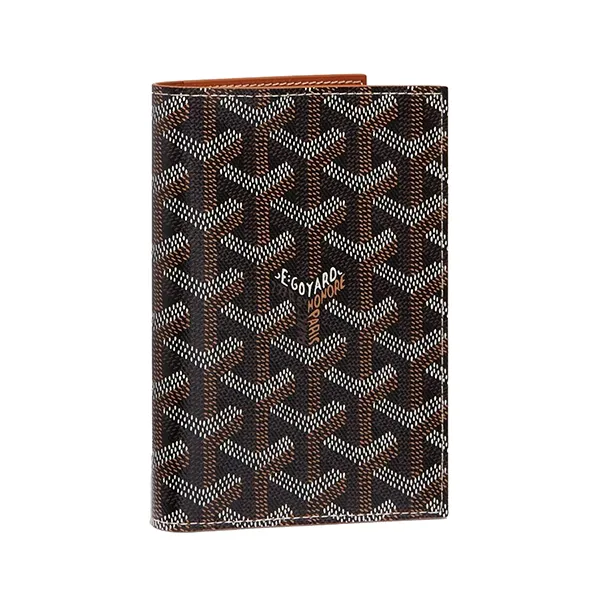 Ví Hộ Chiếu Goyard Grenelle Passport Cover Màu Đen Cam - Túi xách - Vua Hàng Hiệu