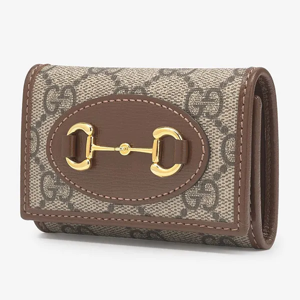 Ví Nữ Louis Vuitton LV Horsebit 1955 Key Case 67178592TCG8563 Màu Be Nâu - Túi xách - Vua Hàng Hiệu