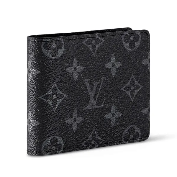 Ví Nam Louis Vuitton LV Multiple Wallet M61695 Màu Xám Đen - Túi xách - Vua Hàng Hiệu