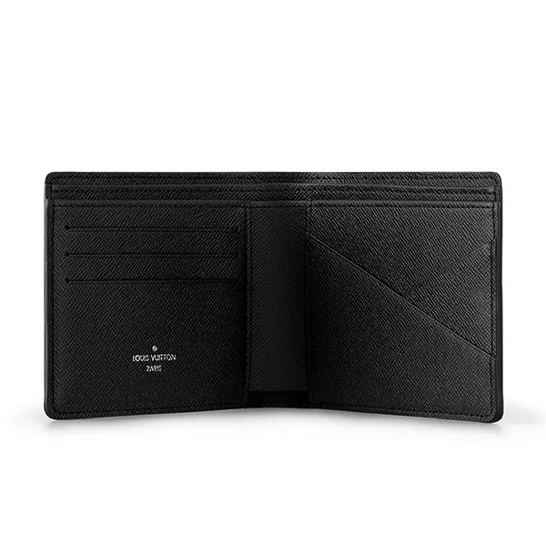 Ví Nam Louis Vuitton LV Multiple Wallet M61695 Màu Xám Đen - Túi xách - Vua Hàng Hiệu