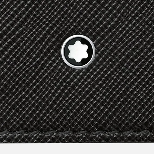 Ví Nam Montblanc Sartorial Travel Wallet 16cc With Zip MB113208 Màu Đen