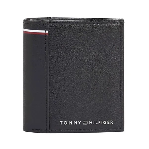 Ví Nam Tommy Hilfiger Wallet AM0AM12518_NEBDS Màu Đen - Túi xách - Vua Hàng Hiệu