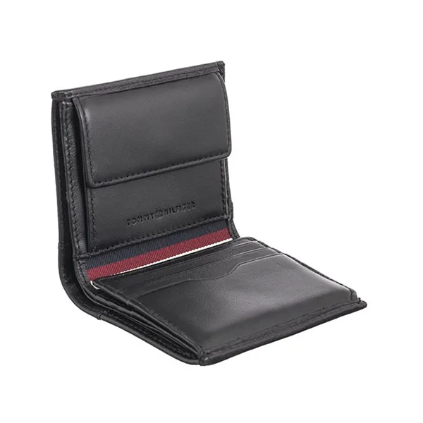 Ví Nam Tommy Hilfiger Wallet AM0AM12518_NEBDS Màu Đen - Túi xách - Vua Hàng Hiệu