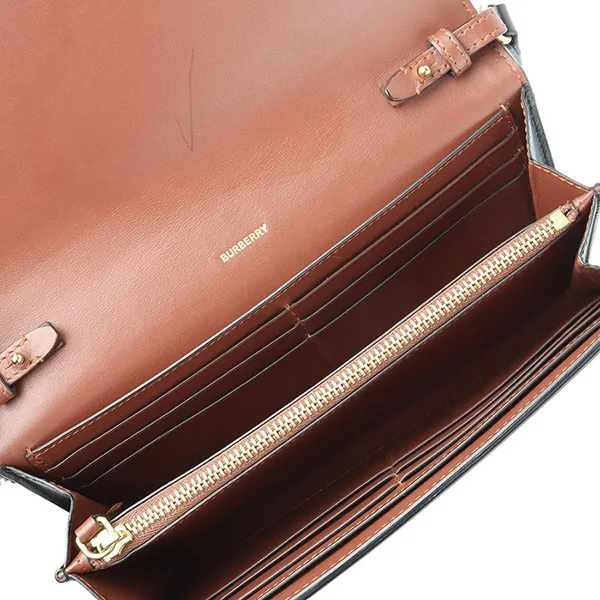 Túi Đeo Chéo Nữ Burberry Striped Archive Icon Crossbody Bag 80260041 Màu Nâu